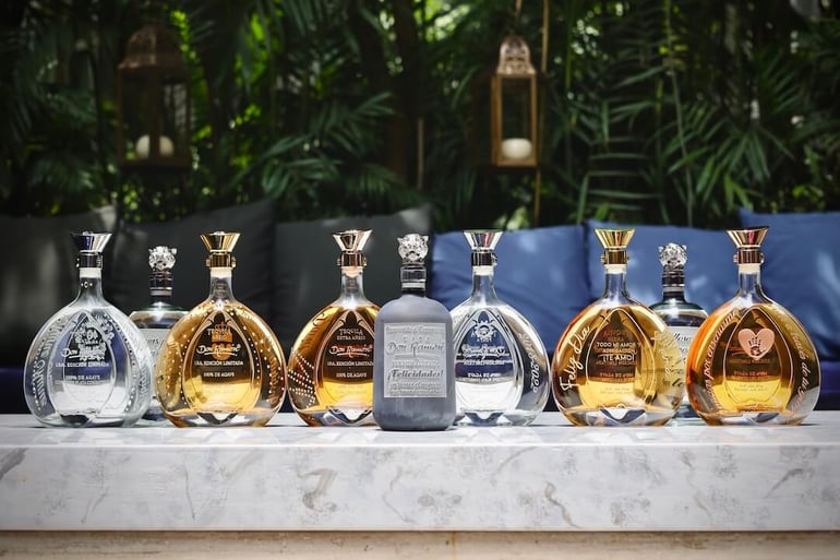 Lista de precios de los tequilas Casa Don Ramón Personalizado